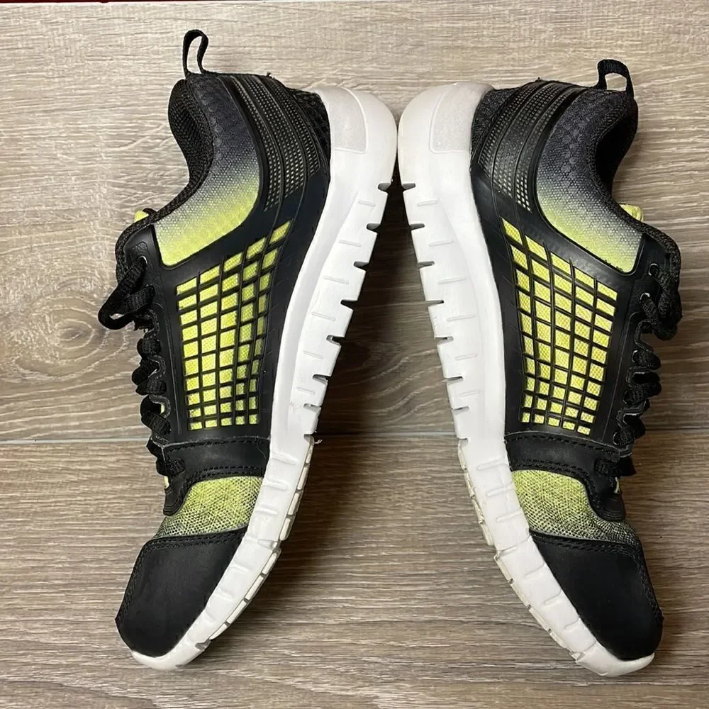 Reebok CrossFit ZQuick 2.0 Nanoweb Mens Sz 5/Womens 6.5 Black Neon Green Sneaker